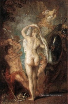  antoine tableaux - Le Jugement de Paris Nu Jean Antoine Watteau
